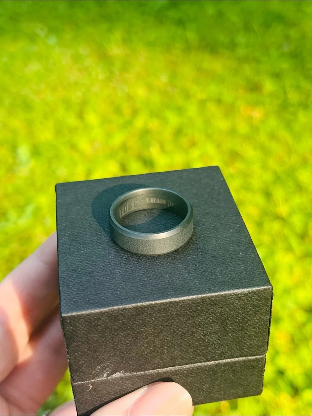 Size 8.5 Tantalum Men's Ring